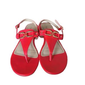 Charter Club Red T-strap sandals